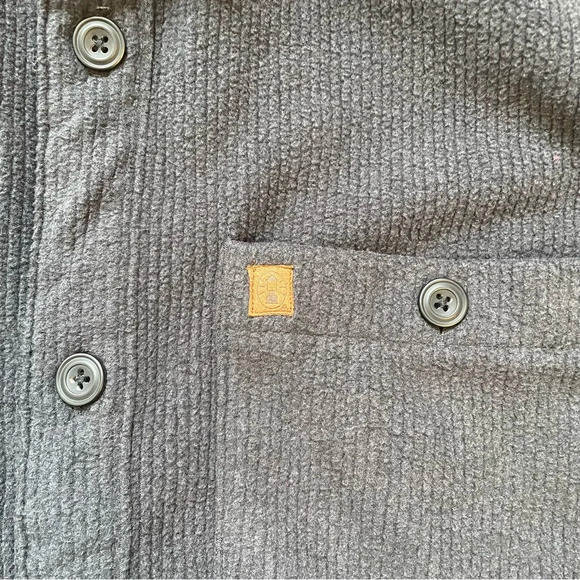 Coleman Shacket Button Down Shirt Mens Size XL Grey Lightweight Jacket Soft Rib - Picture 6 of 9
